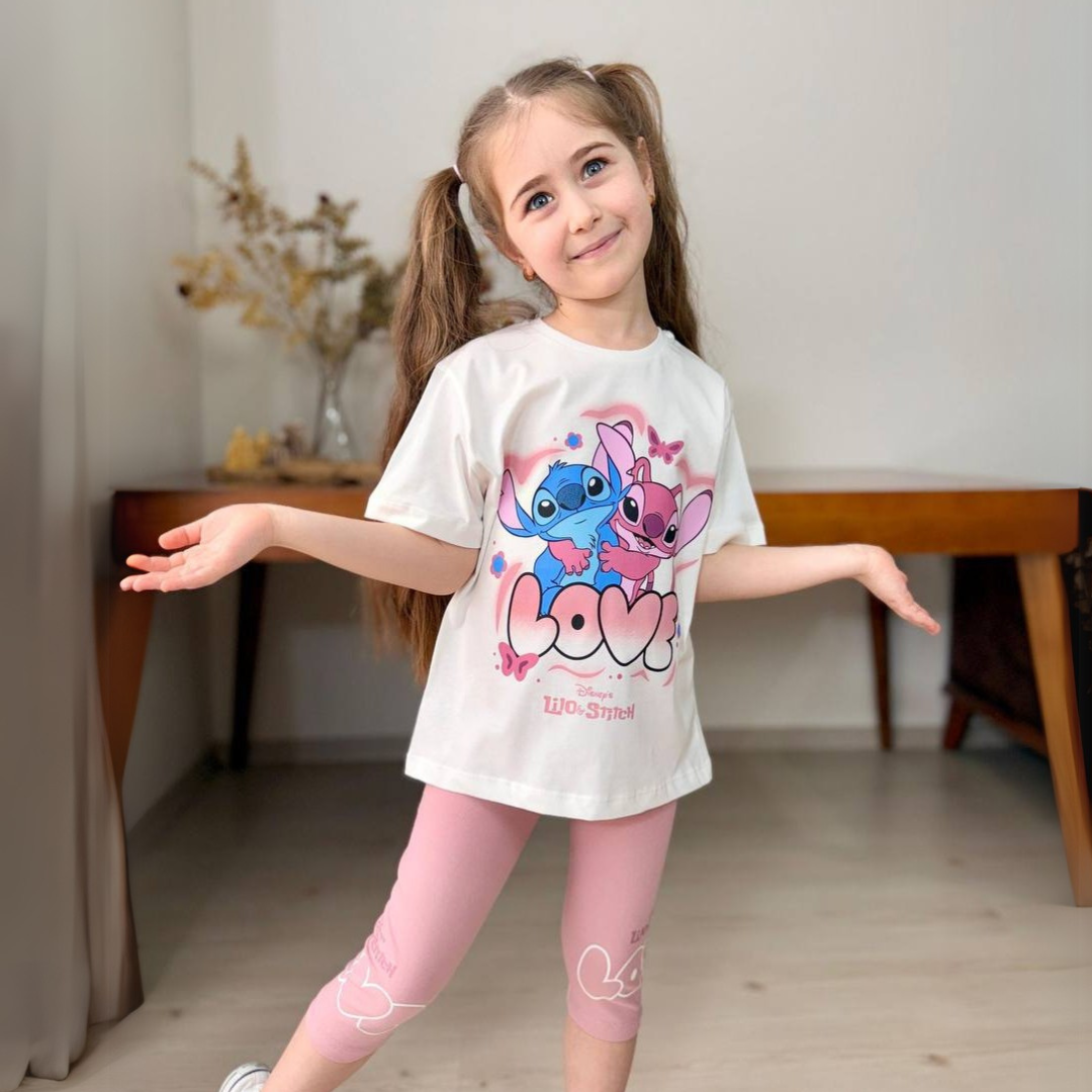 Ohana Love Girls Casual Set-2