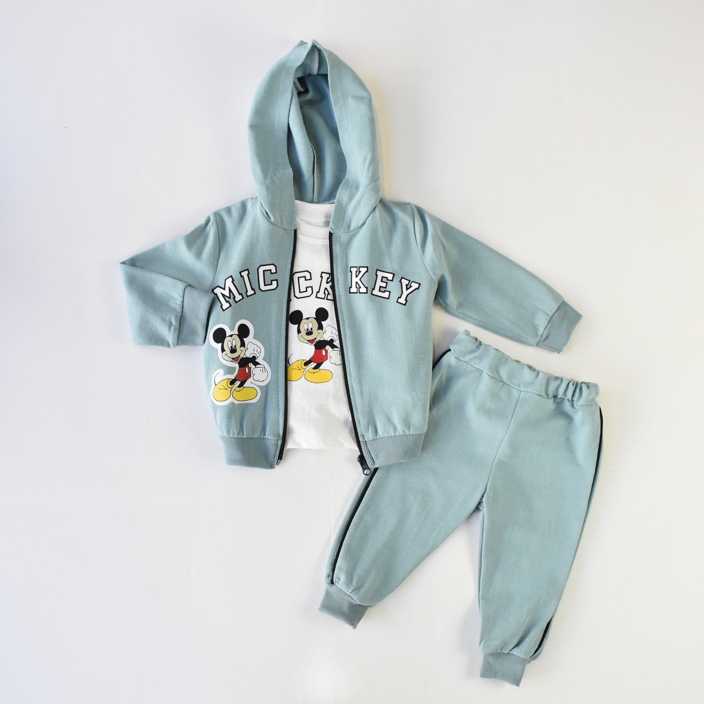 Cozy Cotton Tracksuit Joggers Set for Active Boys-2