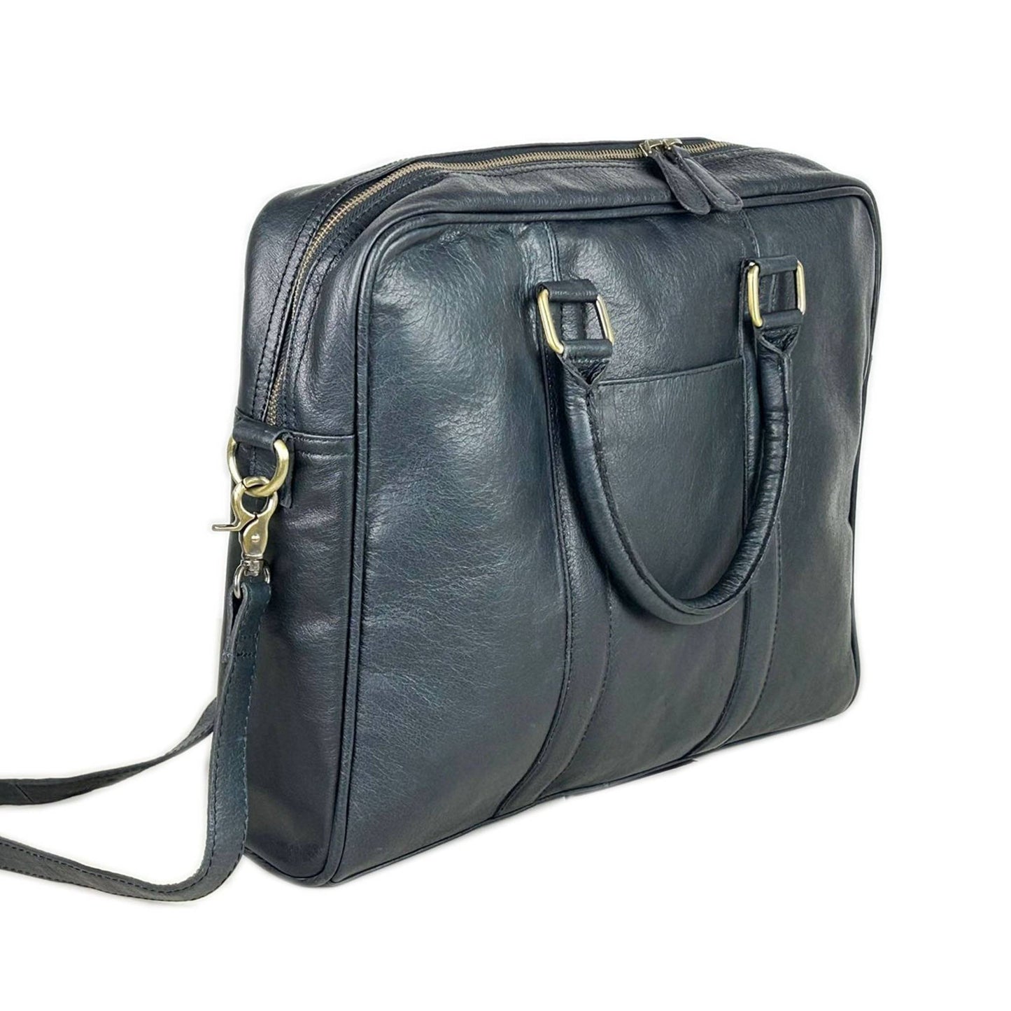 The Signature Messenger Bag Men Black-4