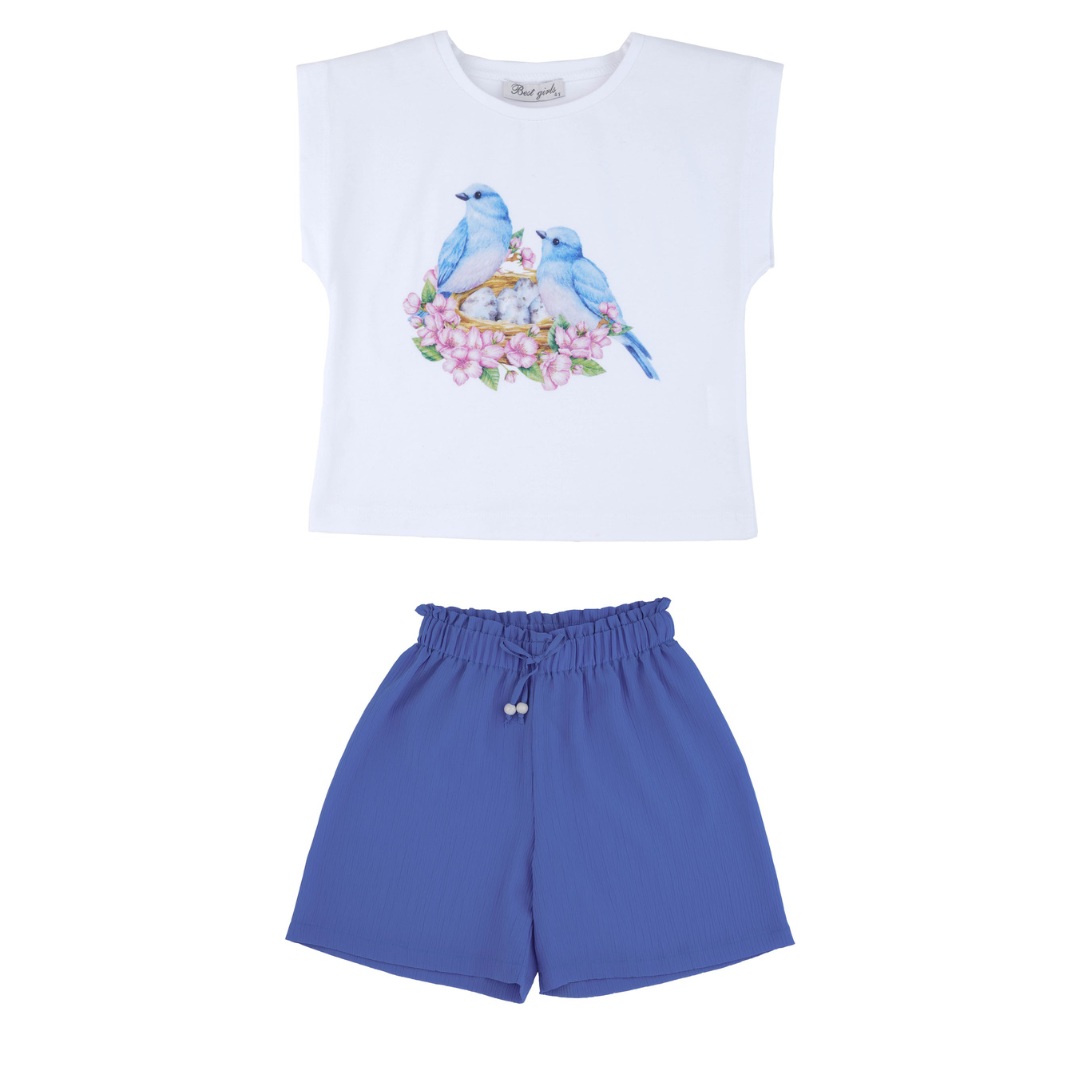 Blue Bird Girls Casual Set-1