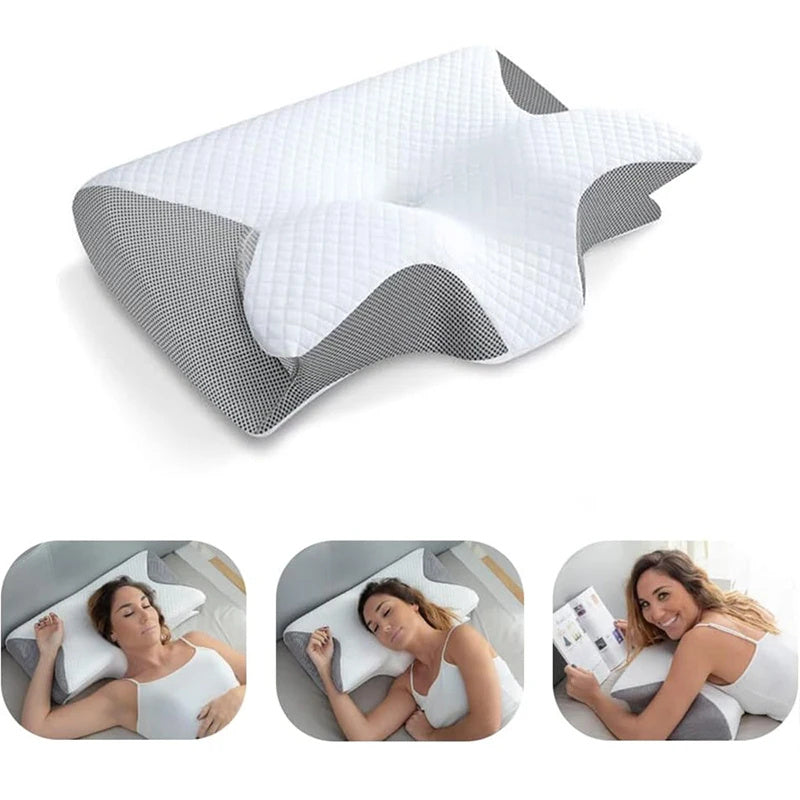 NeckEase™ 2-in-1 Orthopedic Pillow