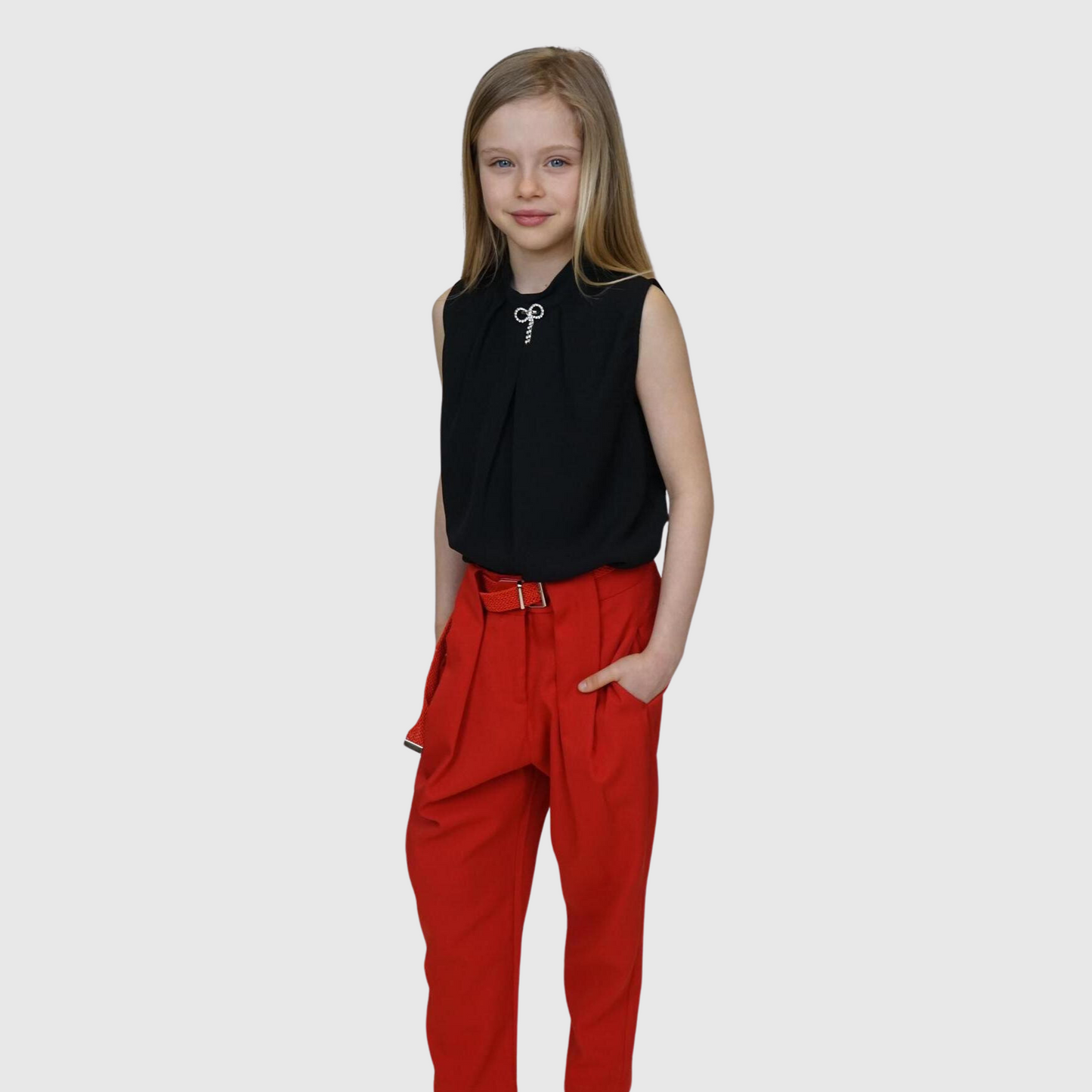 Chic Charlotte Girls Casual Set-1