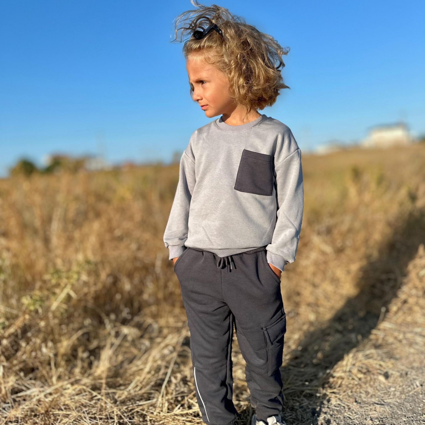 Pocket Cool Casual Jogger Set-1