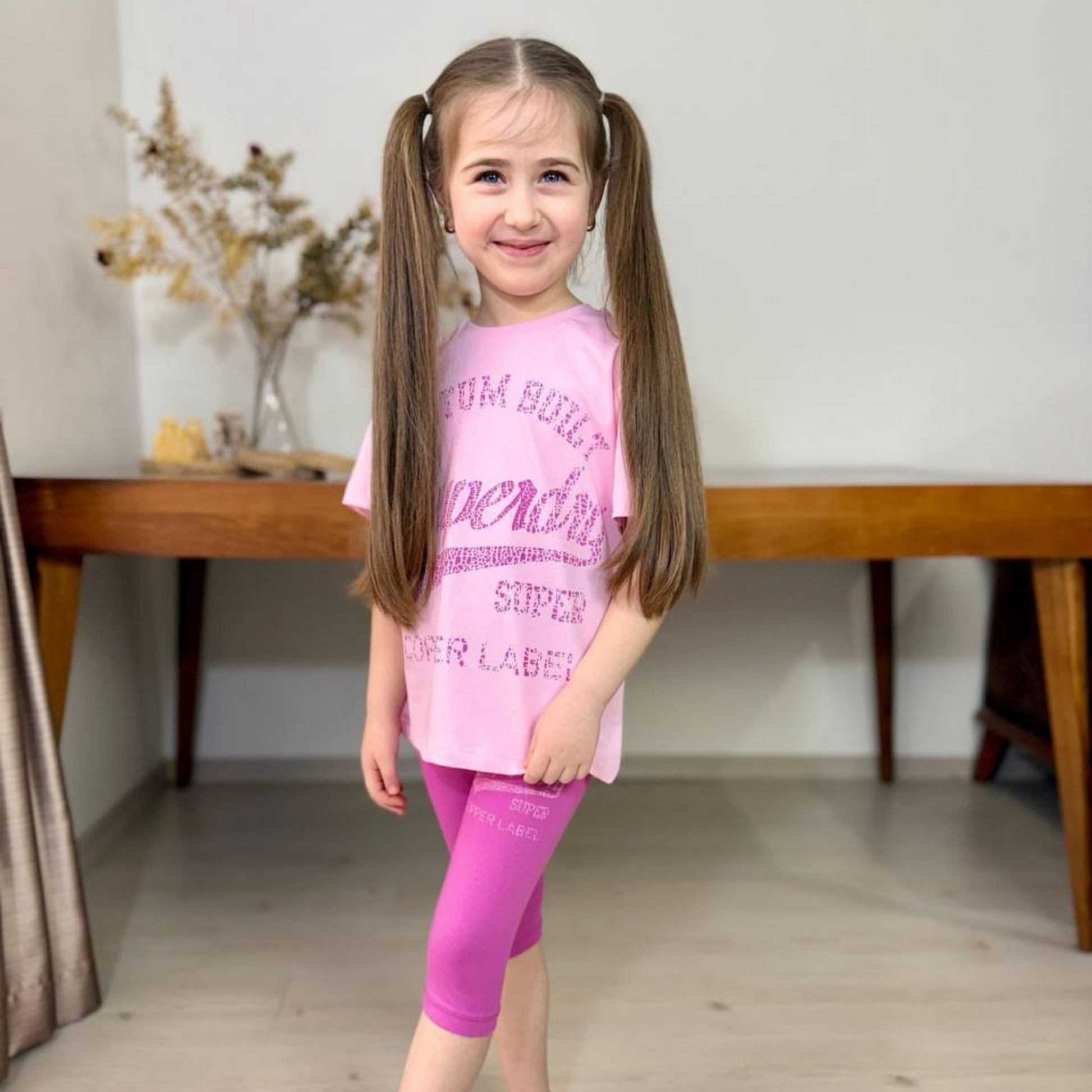 Super Dry Girls Leggings Set-1