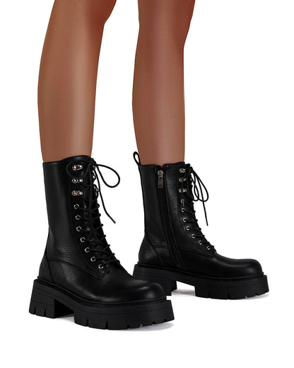 Paloma Lace-up Combat Boot-1