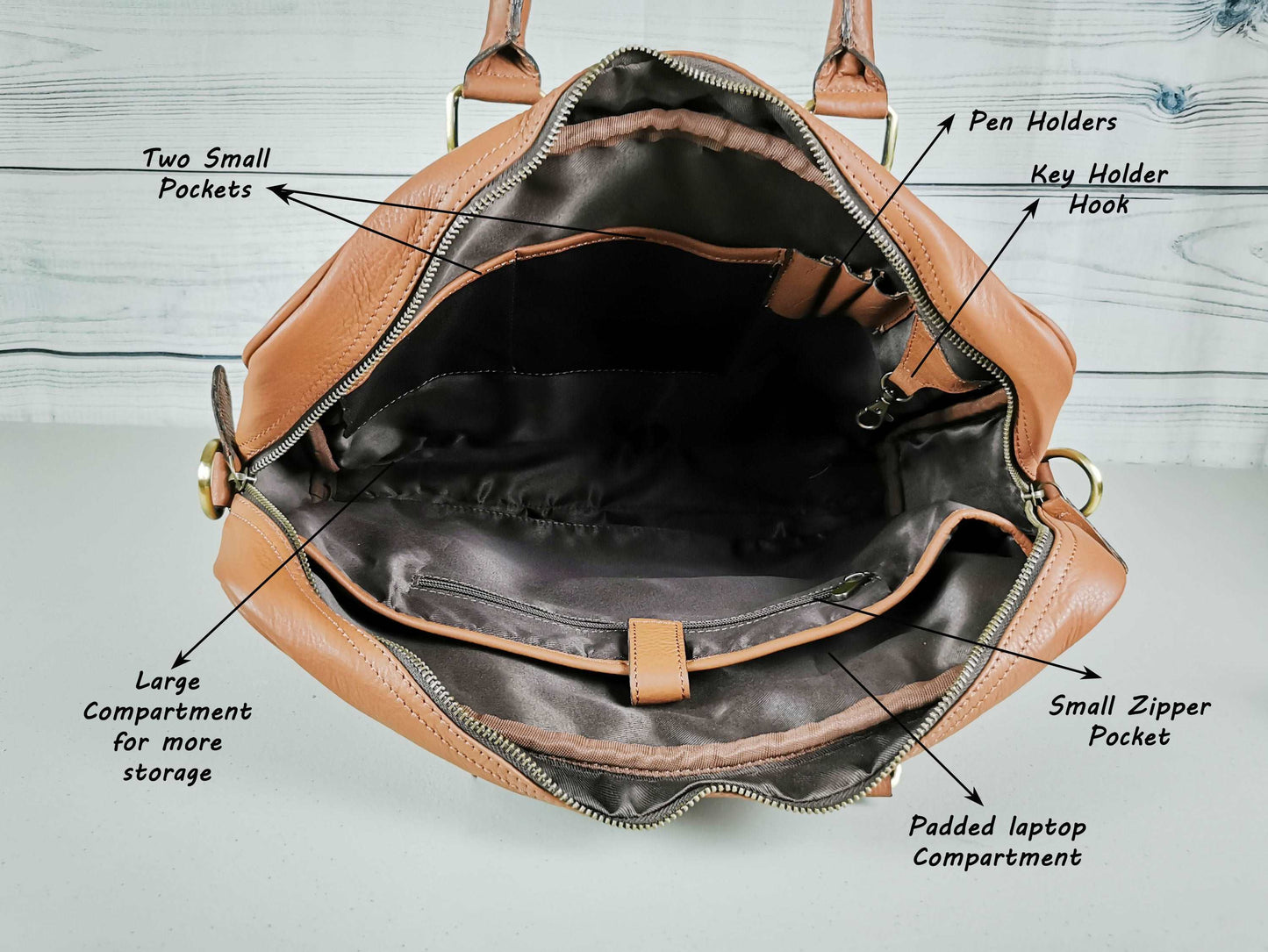 The Signature Leather Backpack-3