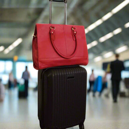 The Signature 17" Bag, Ruby-1