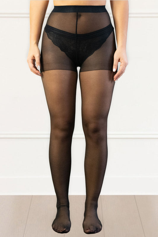 Tights Semi-Opaque Stockings + Mesh Laundry Bag-0