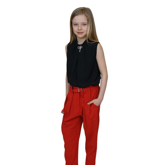Chic Charlotte Girls Casual Set-0